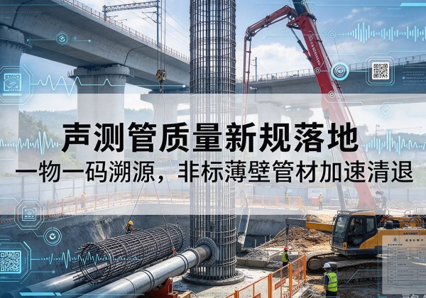 岢岚声测管质量新规落地，一物一码溯源，非标薄壁管材加速清退